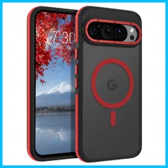 【在庫セール】ケース レンズ保護 ケース ケース XL用 XL用 XL用 Pro Pro 軽量 Pro Pro クセル9 グーグルピ 手触りが良い 防滑 落下防止 カバー ブラック 9 9 ピクセル 擦り傷防止 滑り止め ワイヤレス充電対応 pixel9 レッ