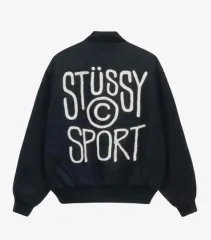 希少⭐︎STUSSY SPORT⭐︎ステューシー⭐︎セットアップ　90s　M　上下　黒 STUSSY(ステューシー) / STUSSY SPORT/90S/紺タグ/セットアップ