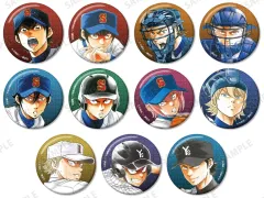 【中古】バッジ・ビンズ 全11種セット 「ダイヤのA actII トレーディンググリッター缶バッジ」