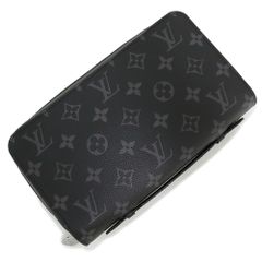 ルイ ヴィトン ジッピー XL トラベルケース ラウンドファスナー 長財布 モノグラムエクリプス ブラック 黒 シルバー金具 M61698 箱付 LOUIS VUITTON（新品・未使用品）