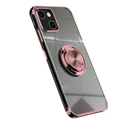 iPhone14 ケース アイフォン14  スマホリング 耐衝撃 薄型 ケース 【Color】 ピンク