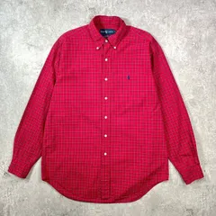 90年代 Ralph Lauren ラルフローレン BLAKE チェックシャツ メンズL相当 