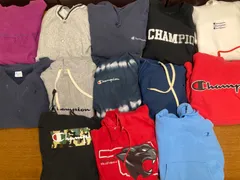 【まとめ売り】Champion  90s 刺繍タグあり リバースウィーブ スウェット＆パーカー 13点セット