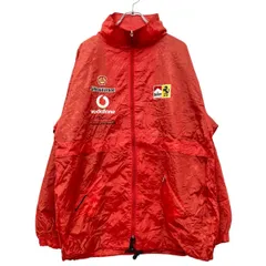 ナイロンジャケット L レッド オーバーサイズ ライトアウター オーバーサイズ 春物 秋物 a710-5785