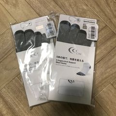 [ゴールドウイン] ファイブフィンガーアーチサポートショートソックス　グレー