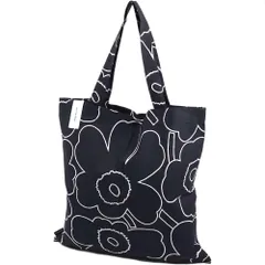 マリメッコ バッグ トートバッグ エコバッグ 花柄 ウニッコ ブラック×ホワイト PIENI UNIKKO TOTE BAG marimekko 073399-911