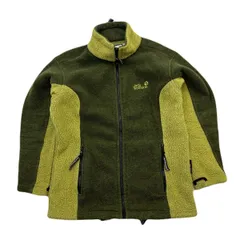 Jack Wolfskin ☆ ジャックウルフスキン フリース ジャケット グリーン S レディース 秋冬 ハイキング アウトドア キャンプ 万能■BE300