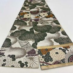 丸帯 アンティーク ヴィンテージ 全通 金帯 386cm 花嫁衣装 貸衣装 中古 リサイクル 結婚式 婚礼 着付け 舞台 きもの 着物 4104