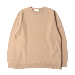 PUBLIC TOKYO パブリックトウキョウ ニット サイズ:02 クルーネック カシミヤ ニット セーター 600530002 プルオーバー ハイゲージ ベージュ 日本製 トップス 長袖のサムネイル