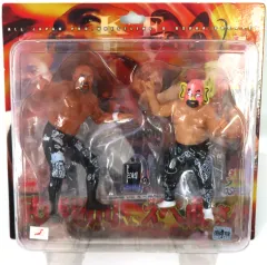 【中古】フィギュア 武藤敬司＆えべっさん 「キャラプロ×全日本＆大阪プロレス」 フィギュア