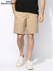 POLO RALPH LAUREN (ポロラルフローレン) ストレッチコットンツイル ノータック チノショーツ CLASSIC FIT RL710684433 メンズ (ベージュ)