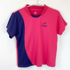 ニッタク 卓球 ゲームシャツ 半袖 JTTA L ピンク×ネイビー レディース Nittaku