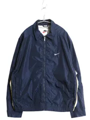 【お得なクーポン配布中!】 90s ナイキ フルジップ ナイロン ジャケット メンズ XL / 古着 オールド スウッシュ ウインドブレーカー ジャンパー ブルゾン 大きいサイズ