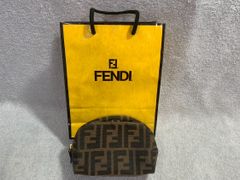 【美品】FENDIフェンディ■化粧ポーチ マルチケース 小物入れ■ズッカ柄■キャンバス