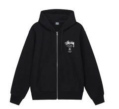 STUSSY ステューシー WORLD TOUR ZIP HOOD パーカー フード フーディ トップス  ジップパーカー