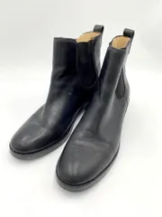 【未使用】コーチ COACH レザーショートブーツ ブラック 24cm コーチ ショートブーツ レディース SIZE 23.5 (M) COACH