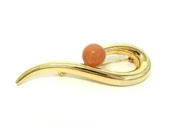 ■美品■ VENDOME BOUTIQUE ヴァンドームブティック ヴィンテージ ピンブローチ ピンバッジ アクセサリー ゴールド系 DJ7865のサムネイル