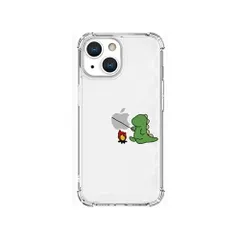 【新品】 AKAN ソフトタフケース for iPhone 13 mini たき火 グリーン AK20948i13MN