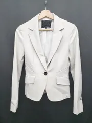 ◇ Θ UNTITLED アンタイトル 長袖 テーラードジャケット サイズ2 オフホワイト系 レディース E  【1507100006097】