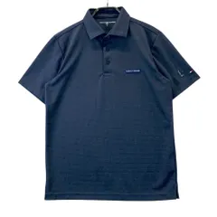 サイズ：M TOMMY HILFIGER GOLF トミー ヒルフィガーゴルフ  半袖ポロシャツ ボーダー 総柄 ネイビー系 [240101504648] ゴルフウェア メンズ ストスト