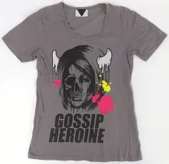 【中古】Tシャツ the GazettE Tシャツ(GOSSIP HEROINE) グレー フリーサイズ
