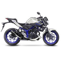 LeoVince / レオビンチ  LV-10 Slip-On Exhaust Black Edition  for Yamaha  MT-03 YZF-R3 2015-2024 丨15212B