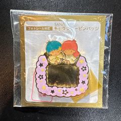 ✨SANRIO サンリオ フォトシール ピンバッジ キキララ リトルツインスターズ 1997年 当時物　レア　おもちゃ　趣味　昭和　レトロ　未開封