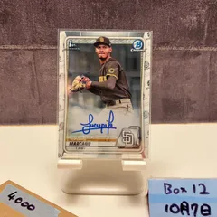 2020 Topps Bowman Chrome Tucupita Marcano 直筆サイン SAN DIEGO PADRES カード