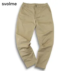 svolme スボルメ 通年 ロゴ刺繍★ ストレッチ テーパード パンツ Sz.XL　メンズ 大きいサイズ サッカー フットサルのサムネイル