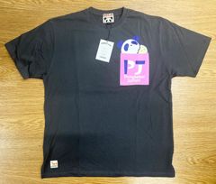 No.97.PANDIESTA  JAPAN  パンディエスタジャパン/ポケット付きプリント/Tシャツ/チャコール/XLサイズ/新品未使用/訳あり