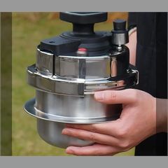 パーフェクトキッチン ステンレス圧力鍋 5L - メルカリ