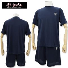 ジェルバ セットアップ 半袖Tシャツ ハーフパンツ 425016 555004 99 紺 ネイビー