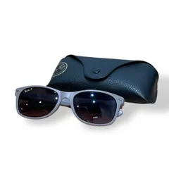 Ray-Ban (レイバン)  RB2132-F New Wayfarer Classic 偏光レンズサングラス ユニセックス グレイッシュパープル 55□18