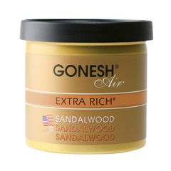 置き型芳香剤 ゲルエアフレシュナー サンダルウッド(白檀の香り) GONESH(ガーネッシュ) 78g