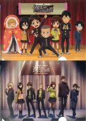 【中古】クリアファイル 集合 A4クリアファイル(2種セット) 「進撃!巨人中学校×進撃の巨人 進撃祭 Reading＆Live Event」