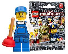 レゴ (LEGO) ミニフィギュア シリーズ9 配管工 (LEGO Minifigure Series9 Plumber) 71000-16