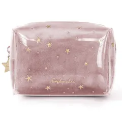 【在庫セール】大容量 機能的 化粧品収納 ファション 財布 通勤 小物入れ ミニ 普段使い メイクポーチ 出張 旅行 化粧ポーチ バッグ M NEOVIVA ゼリーピンク