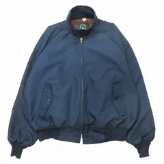 美品 オザークトレイル Ozark Trail 90s vintage スイングトップ G9タイプ ステンカラー ジャケット ジップアップ チェック裏地 ブルゾン ジャンパー 上着 アウター USA製 ヴィンテージ オールド L 紺 ネイビー