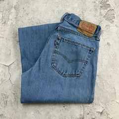 Levi's　リーバイス　516　ボトムス　デニムパンツ　古着　ライトブルー　水色　W31