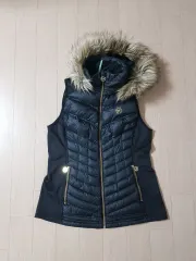 モンクレール　ファー付きダウンベスト　リバーシブル MONCLER モンクレール リバーシブルダウンベスト Bランク. : 質屋さの