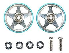 ミニ四駆 軽量2段ブルー（13-12mm） プラリン19mmライトブルー 純正