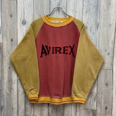 新品 アヴィレックス レタードシェニールパッチ クルーネックセーター
