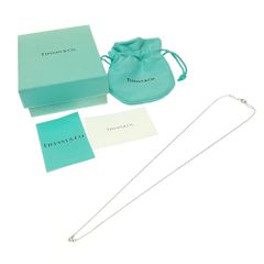 【中古】【箱付き】 TIFFANY&Co. ティファニー シルバー ダイヤモンド バイザヤード ネックレス 1.5g 925刻印 407756 ネックレス