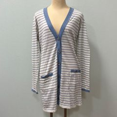 CHANEL　シャネル　ニット　ロングカーディガン　ボーダー　サイズ42　あ241220-5