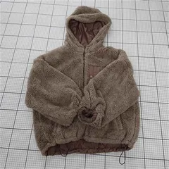 ◇ ⊇ OLIVE des OLIVE オリーブデオリーブ リバーシブル 長袖 ボア ブルゾン サイズF ブラウン系 レディース E 【1509180009265】