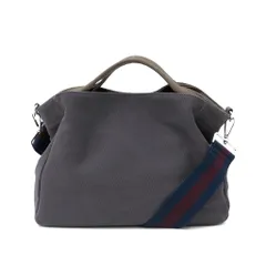 [VITAFELICE] ヴィータフェリーチェ 本革×キャンバス 2way トートバッグ レディース inb-10001z (チャコール) [チャコール]