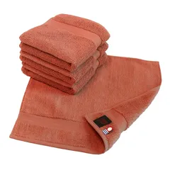 【新着商品】今治タオル 認定 ハンカチタオル hiorie(ヒオリエ) HOTEL'S Grand ホテルズ グラン 4枚セット テラコッタ 日本製 最高級超長綿 瞬間吸水 厚手 コットン100％ ホテル仕様