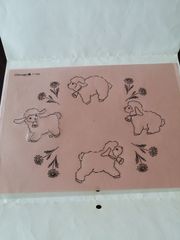 トールペイント図案　ひつじ