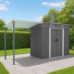 即納即決❣ 物置 プレハブ 屋外 大型 倉庫 大型物置 戸外収納庫 防水
