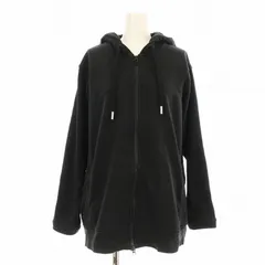 アディダス バイ ステラマッカートニー adidas by Stella McCartney ESS HOODIE レディースジャージ DT9212 パーカー フーディー ジップアップ スウェット地 ロゴ OT 黒 ブラック /KU ■MU